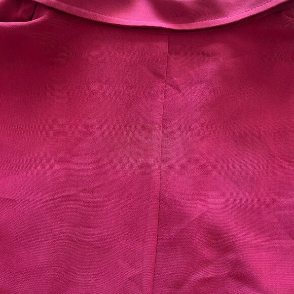 Soft Surroundings Rossini Blouse Layered Sheer Sangria ButtonUp Tunic Women SZPM - Picture 6 of 11